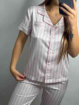 Жіноча піжама сатин Рожевий XS-S Харків