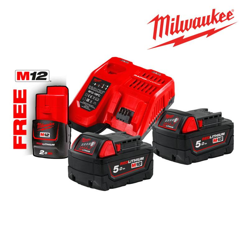 Енергокомплект MILWAUKEE M18 NRG502 4933459217 Одеса - фото 1
