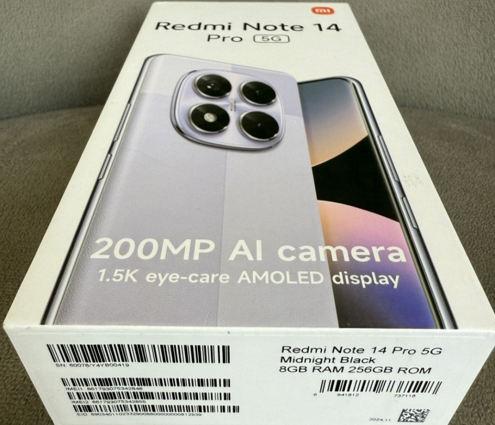 Смартфон Xiaomi Redmi Note 14 Pro 5G 8/256GB Midnight Black. Киев - изображение 6