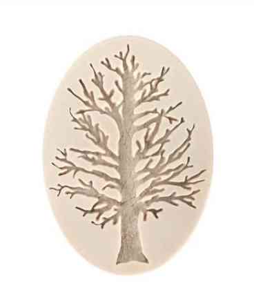 Молд силиконовый Дерево 75 мм серый Киев