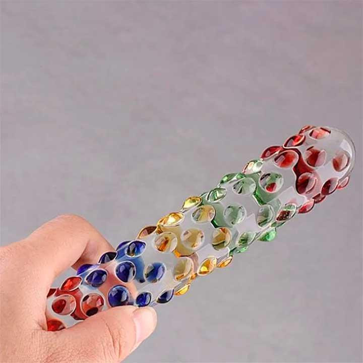 Стеклянный анально-вагинальный фаллоимитатор Винница - изображение 5