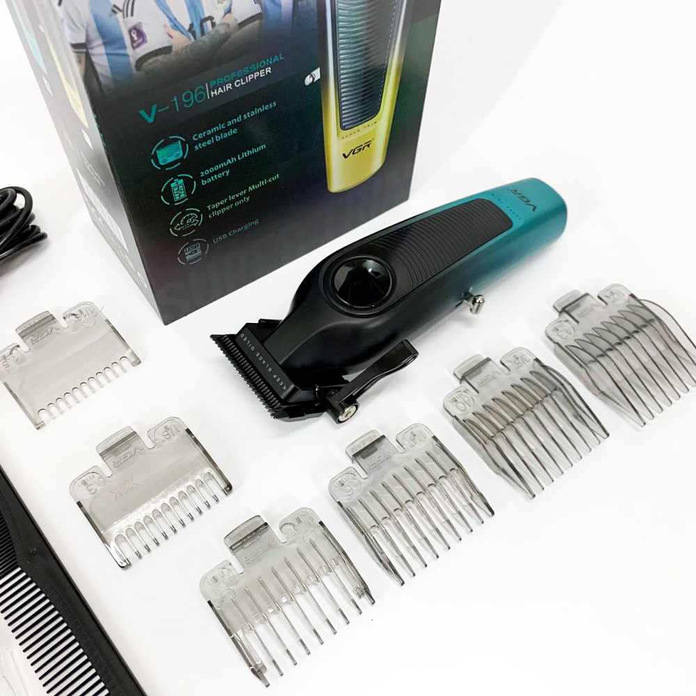 Професійна машинка для волосся VGR, Багатофункціональний тример для стрижки волосся і бороди CJ-27 Львів - фото 14