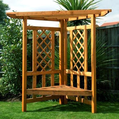 Пергола з лавкою "Тибюрон" сієна Миколаїв - фото 1