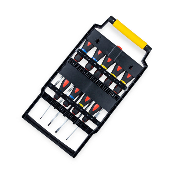 Набор отверток 9 шт магнитные - шлиц 3,5,6,6,8мм; крест 3,5,6,6мм Ultra (планшет) Мукачево - изображение 3