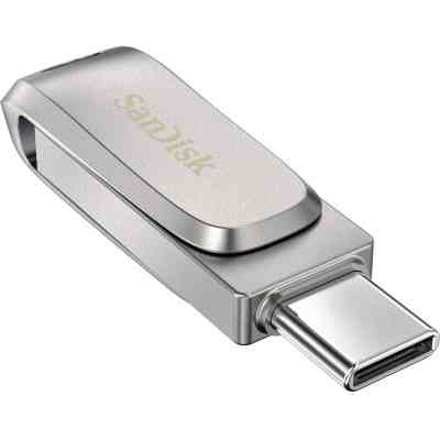 USB флеш накопитель SanDisk 1TB Ultra Dual Luxe Silver USB 3.2/Type-C (SDDDC4-1T00-G46) Винница