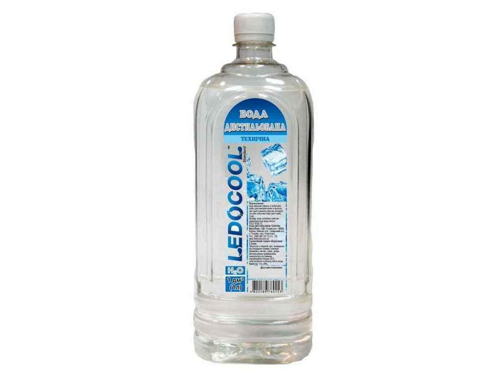 Вода дистиллированная (деминерализованная) 1л ТМ LedoCool Киев - изображение 1