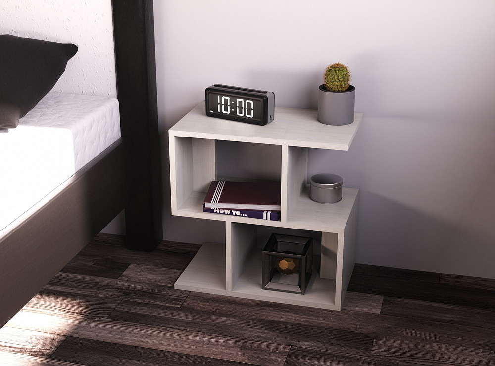 Тумба прикроватная S-1, Дуб Шамоні Світлий, 500/300/500 Львов - изображение 2