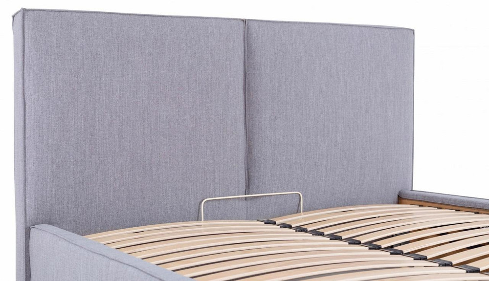 Ліжко Delhi Comfort 140 х 190 см Місті Grey З підйомним механізмом та нішою для білизни Сірий Дніпро - фото 19