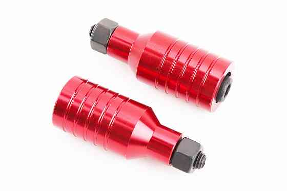 Пеги для самоката 55 мм, алюмінієві, червоні, к-кт Київ