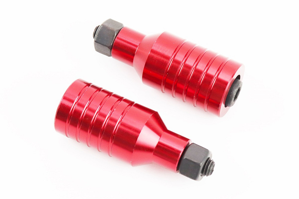 Пеги для самоката 55 мм, алюмінієві, червоні, к-кт Київ - фото 1