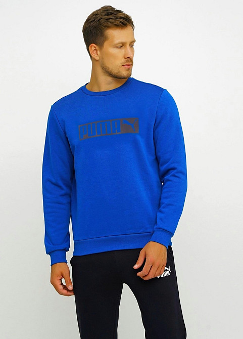 Мужской зимний батальный свитшот PUMA  ESSENTIALS+ FLEECE MEN'S HOODIE Киев - изображение 8