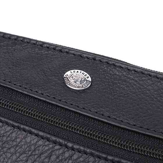 Універсальна ключниця із натуральної шкіри ST Leather 22511 Чорний Київ