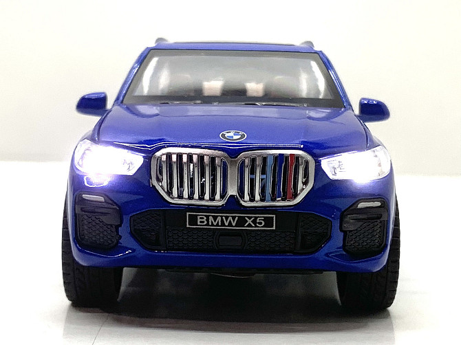 Машина Автосвіт BMW Х5 інерційна масштаб 1:32 відчиняються двері капот багажник 16,5см Синя (AP-1755) Чернігів - фото 9