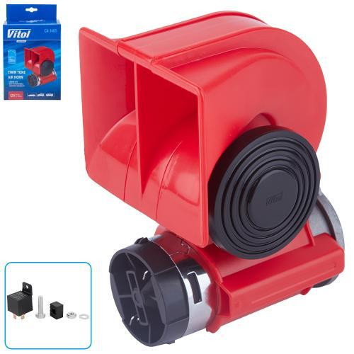 Пневматический сигнал CA-1405 VITOL 12V красный Харьков - изображение 1