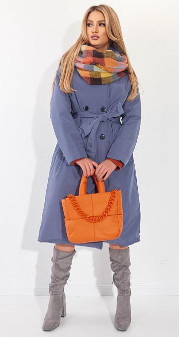 Модне пальто з плащової тканини (42) Київ - фото 6