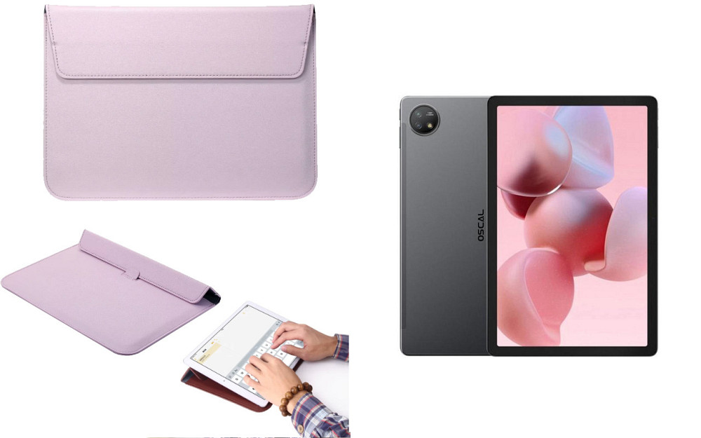 Чехол-конверт VitoCase для Blackview Oscal Pad 18, с функцией подставки для планшета Фиолетовый Киев - изображение 1