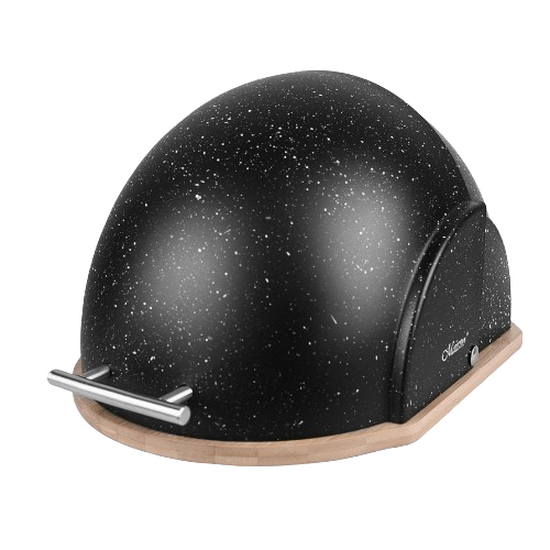 Хлібниця граніт чорний MR-1678G-BLACK Maestro Житомир - фото 1