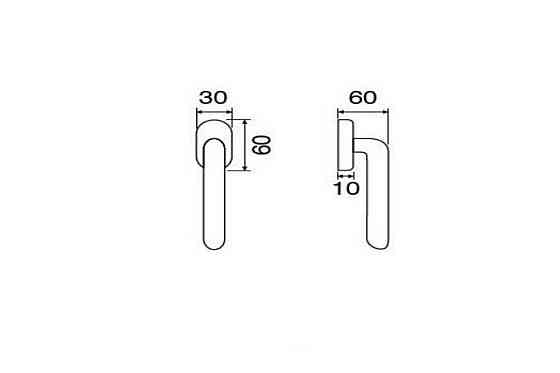 Ручка оконная Fimet 106 D.K. F45 Michelle ант железо Киев