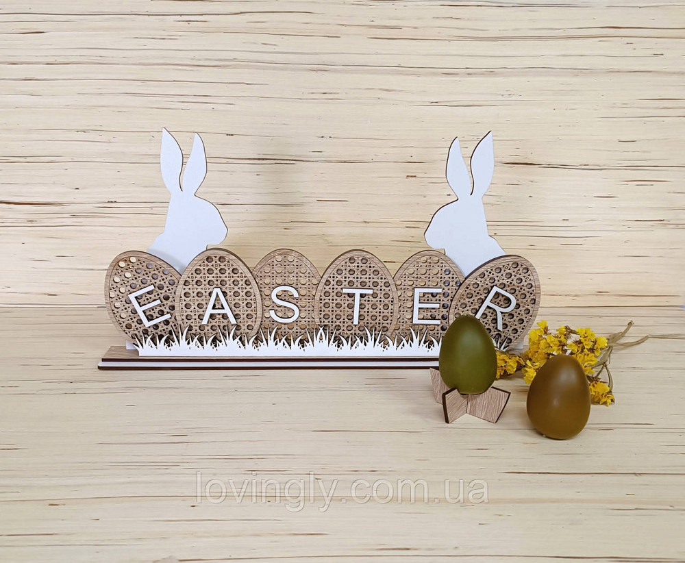 Объемный пасхальный декор на подставке 38/20 см Ирпень - изображение 4