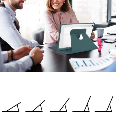 Чехол для планшета BeCover 360° Rotatable Samsung Galaxy Tab S10 Plus (SM-X820/SM-X826) 12.4" Dark Green (712266) Винница - изображение 6