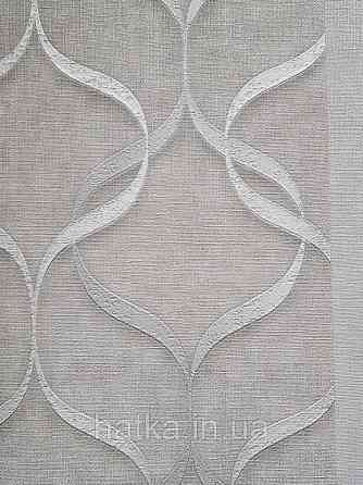 Шпалери вінілові на паперовій основі Zambaiti C88115 ABITAT стрічки 3д структурні молочні світло бежеві Київ