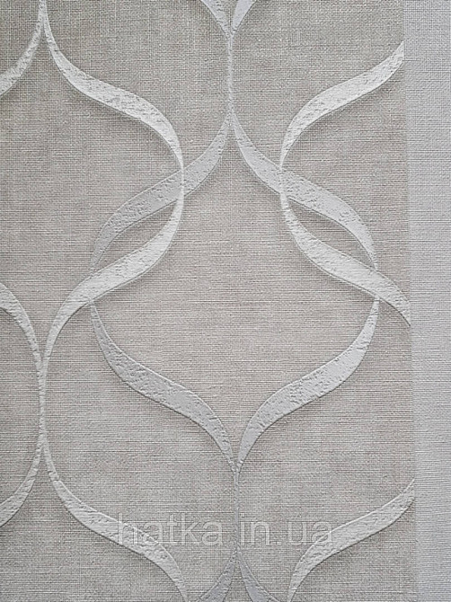 Шпалери вінілові на паперовій основі Zambaiti C88115 ABITAT стрічки 3д структурні молочні світло бежеві Київ - фото 2