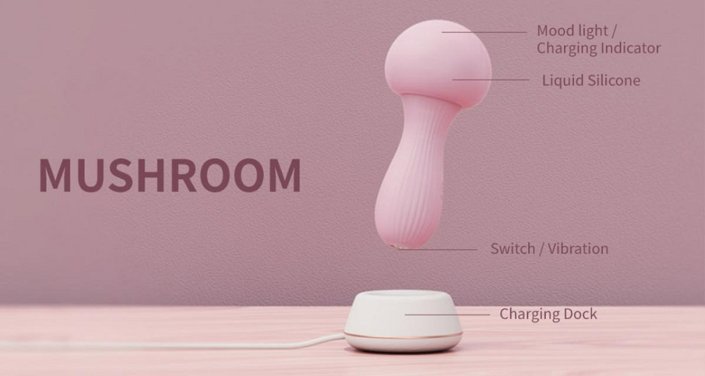 Клиторальный стимулятор в форме гриба OTOUCH - Mushroom Siliconen Sex Aura Киев - изображение 9