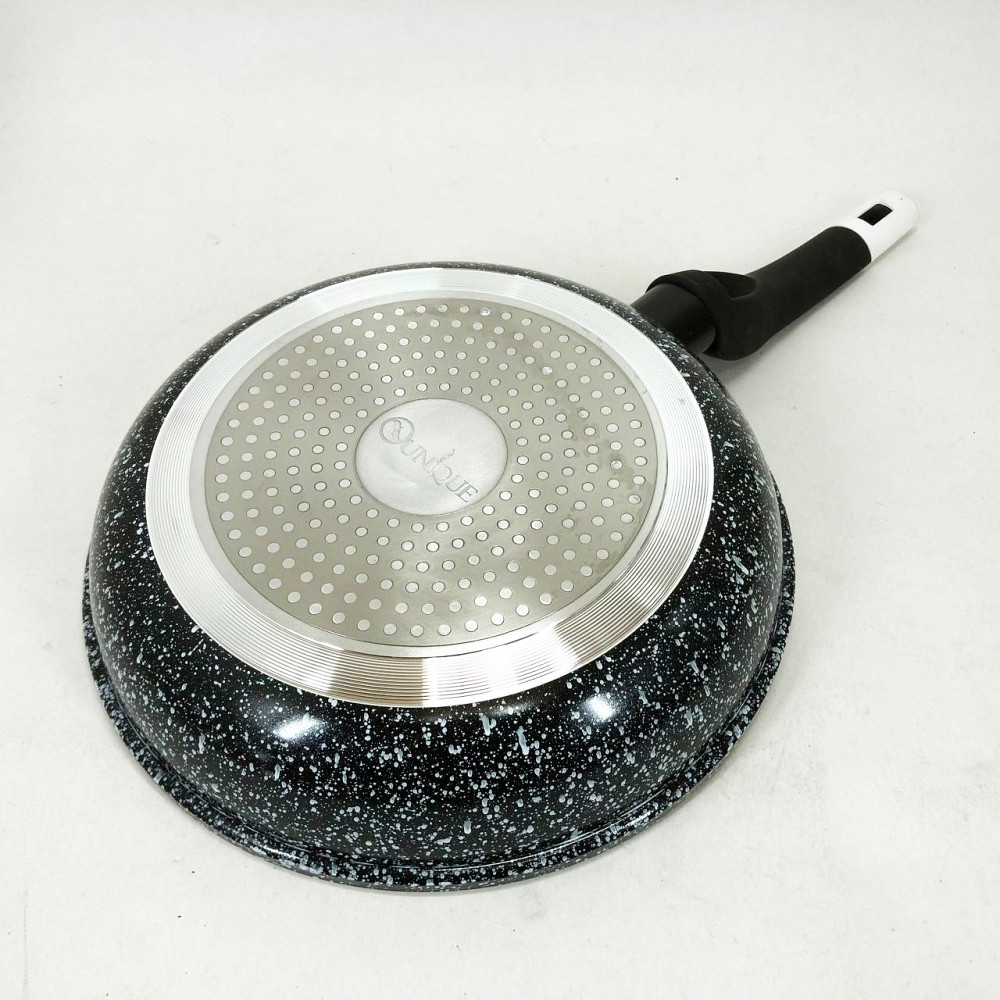 Сковородка качественная удобная на кухню UNIQUE, Сковорода для готовки на индукции OF-34 Львов - изображение 4