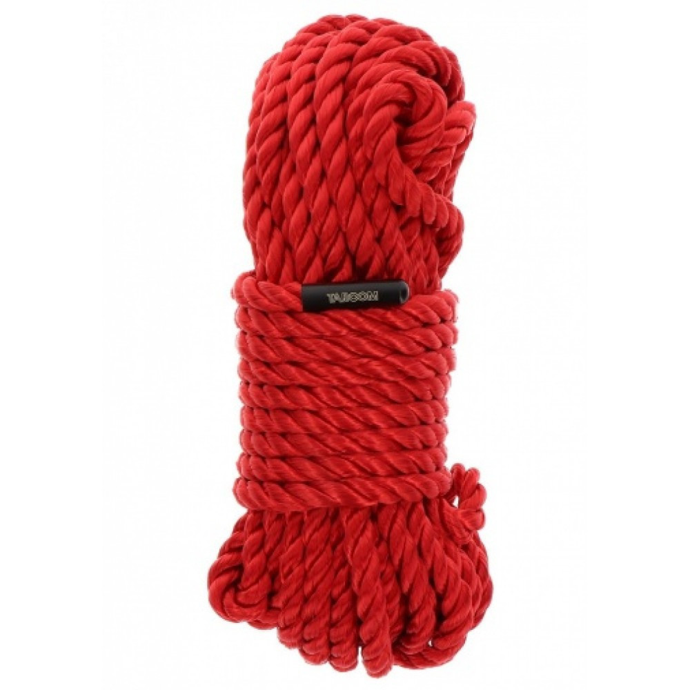 Бандажна мотузка Taboom Bondage Ropes, 10 м х 7 мм, червона Sex Aura Київ - фото 2
