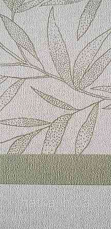 Шпалери вінілові на флізеліні метрові Rasch Novella 1,06х10 листя гілки матові зелені на білому Київ