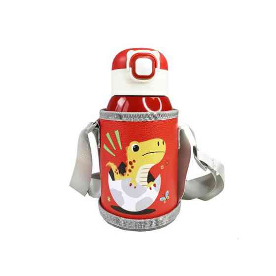 Термос-поильник с силиконовой трубочкой Дино MGZ-0331, 500 мл Винница