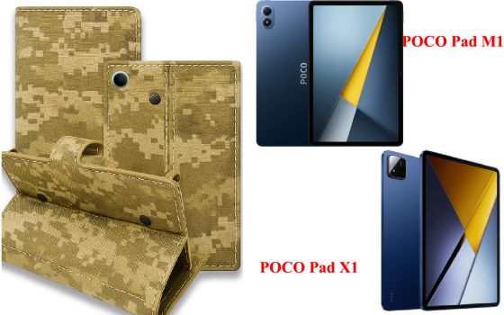 Книжка-трансформер для планшета POCO Pad M1, POCO Pad X1, колір Black Pixel Київ