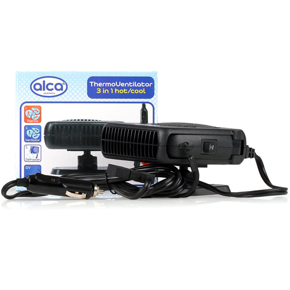 Керамічний тепловентилятор 3 в 1 "Ventilator Hot/Cool" 12В 144Вт Alca, 544000 Київ - фото 1