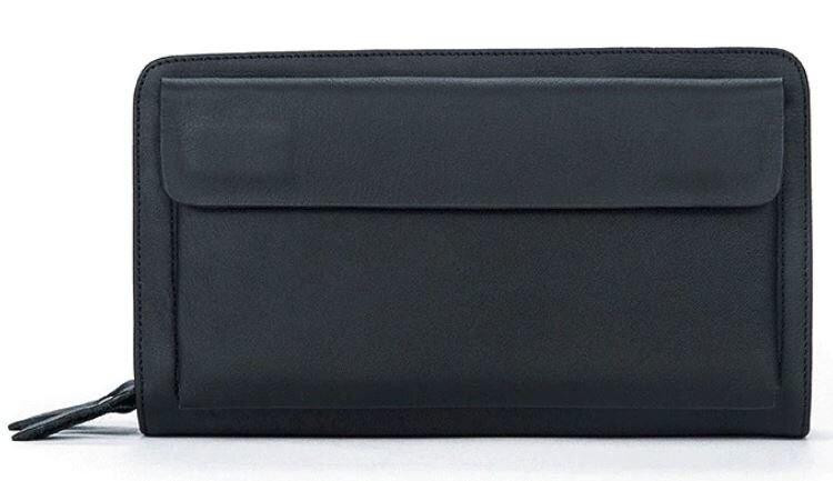 Клатч чоловіча з натуральної шкіри Vintage 14833 Чорний Київ - фото 1