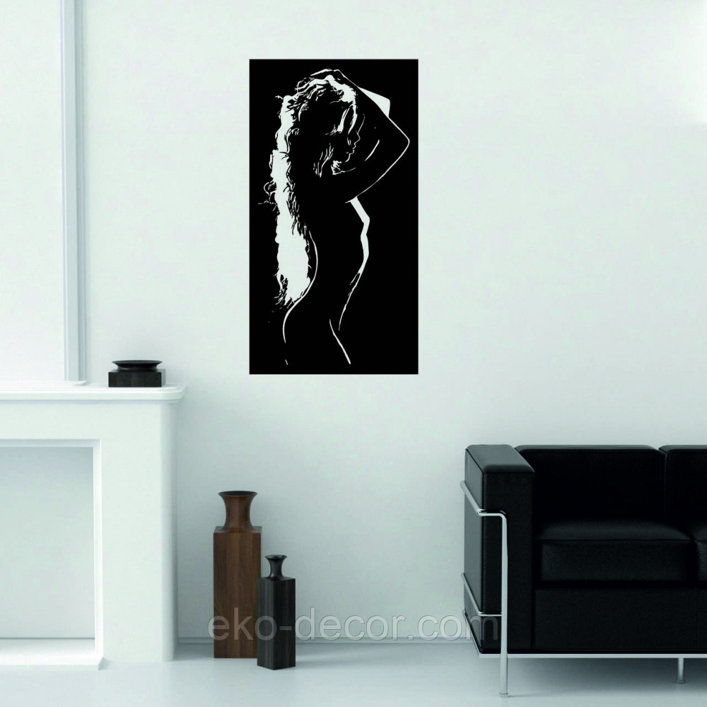 Декоративное настенное Панно «Силуэт женщины», Декор на стену Киев - изображение 4