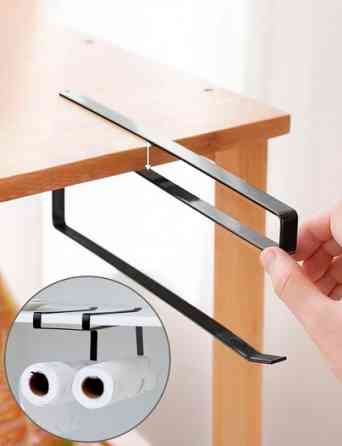 Держатель для бумажных полотенец, пищевой пленки черный Винница