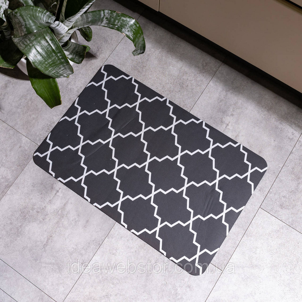 Килимок універсальний діатомітовий Lattice 58*38 см прямокутний Yiwu HP-42-90 Київ - фото 2