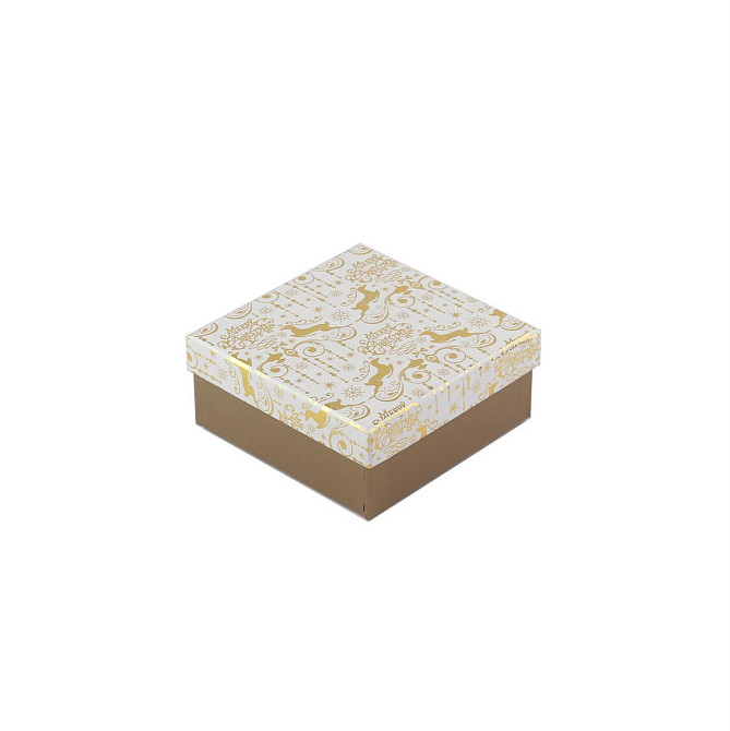 Коробка подарункова ООТВ Gold 12х12х8 см Ровно - изображение 1