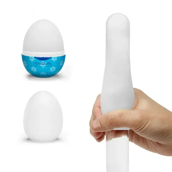 Мастурбатор-яйце Tenga Egg Snow Crystal з охолоджувальним лубрикантом Львів