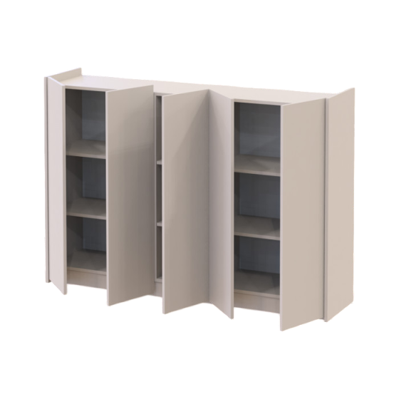 Тумба для обуви Doros Кассель Кашемир 5 ДСП 159х40х110 (41516217) Львов