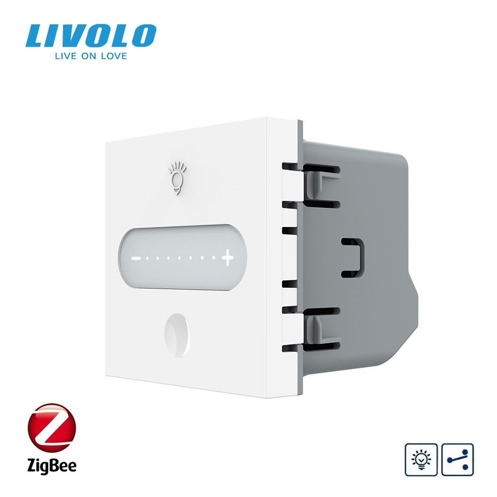LIVOLO Розумний сенсорний димер LIVOLO, білий, прохідний / перехресний, ZigBee, 2А 230В, без не Коломия - фото 5