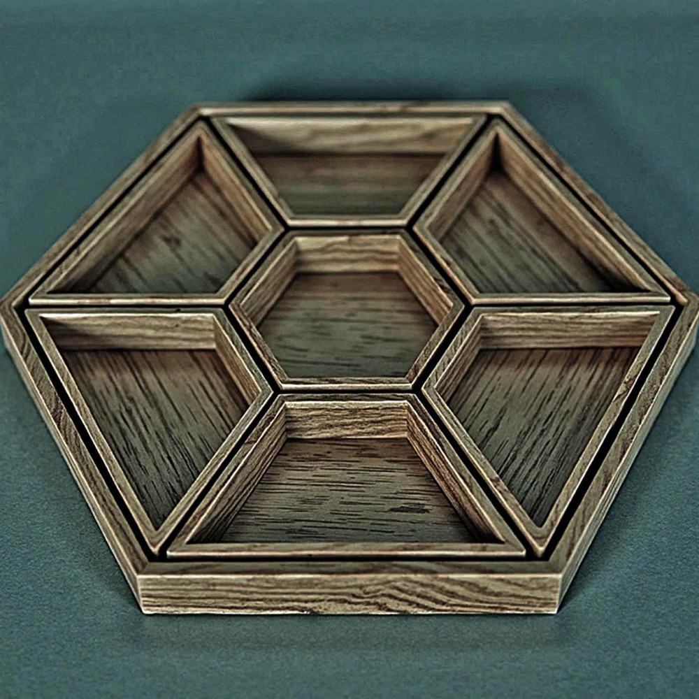 Менажниця дерев'яна "Нітера" маслина Миколаїв - фото 1