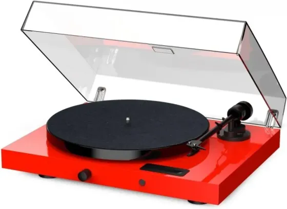 Програвач Pro-Ject JukeBox E1 + piano OM5e Грамофон, System all-in-one / Plug and Play z Bluetooth, czerwony Київ