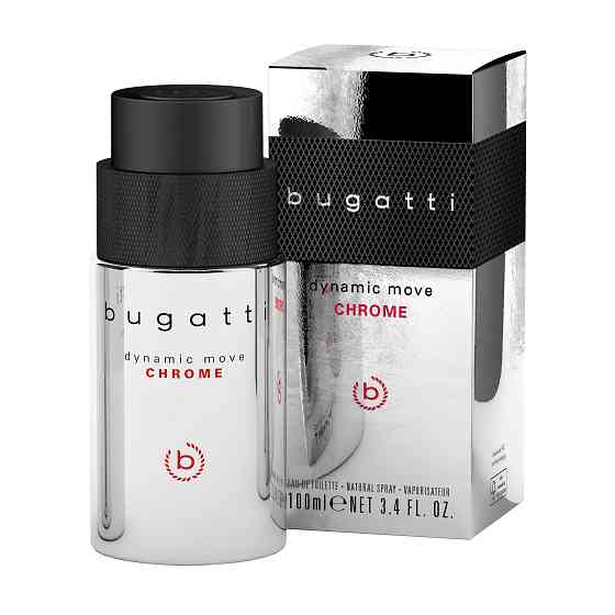 Туалетна вода для чоловіків Dynamic Move Chrome Bugatti 100 мл Вінниця