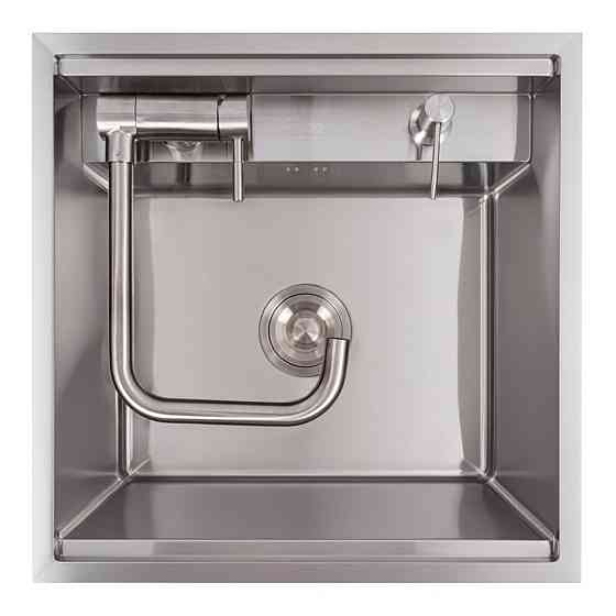 VALESO Кухонна мийка CM 50*50 прихована нержавійка VALESO Handmade (змішувач в комплекті) Киев