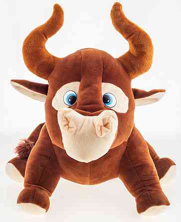 М'яка іграшка Аліна Бик коричневий 40 см Київ