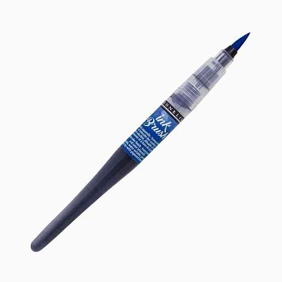 Ручка-пензель з чорнилом Sennelier Ink Brush, Основний синій (Primary blue) Київ