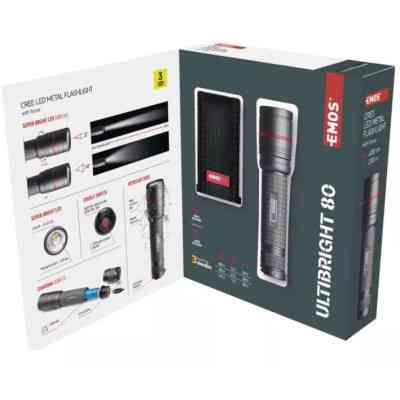 Фонарь EMOS P3180 600Lm Li-ion Metal (P3180) Винница