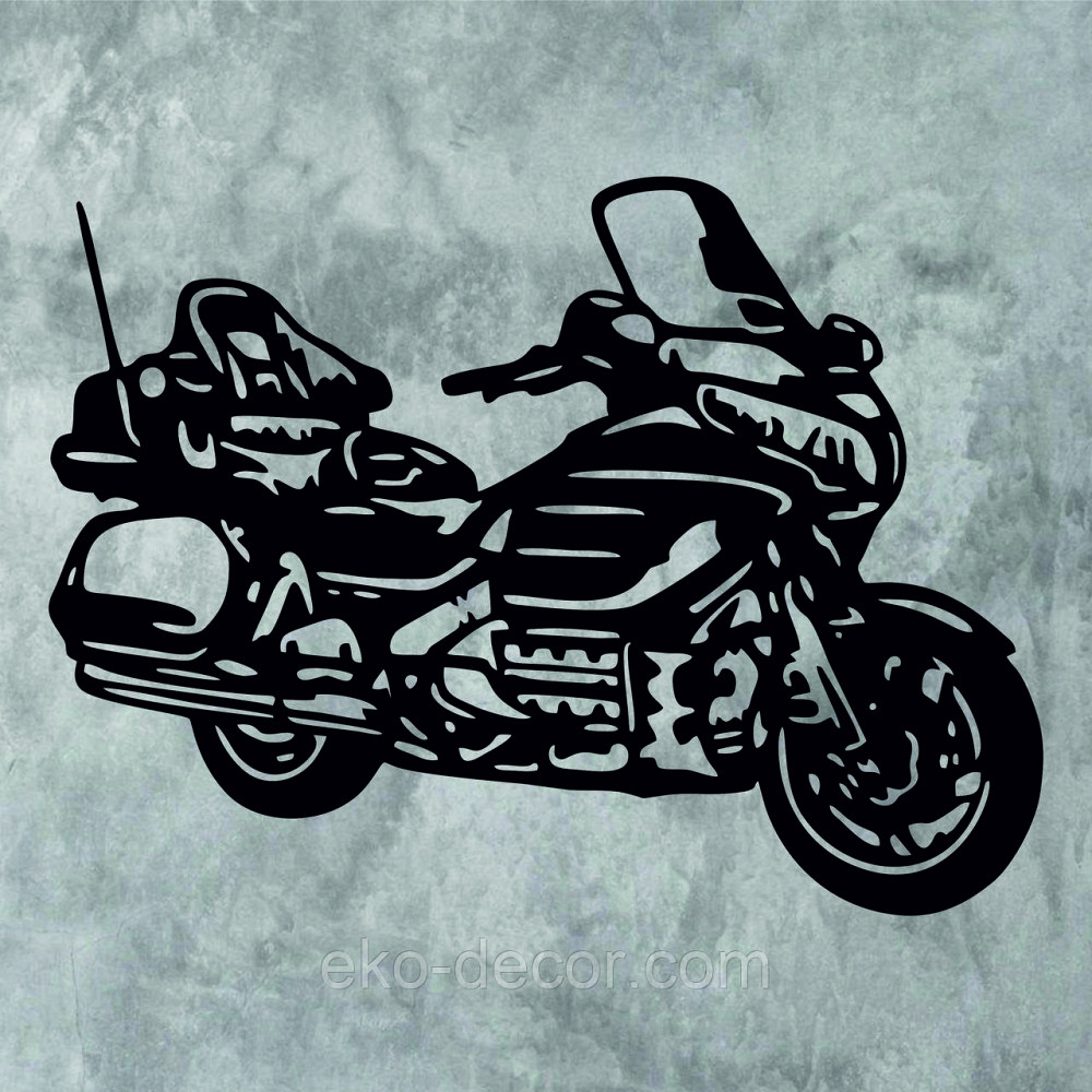 Декоративное настенное Панно «Мотоцыкл» Декор на стену 70*52 см, Черный Киев - изображение 8