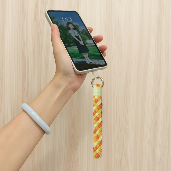 Набор макраме для вязания и ручного плетения брелока 